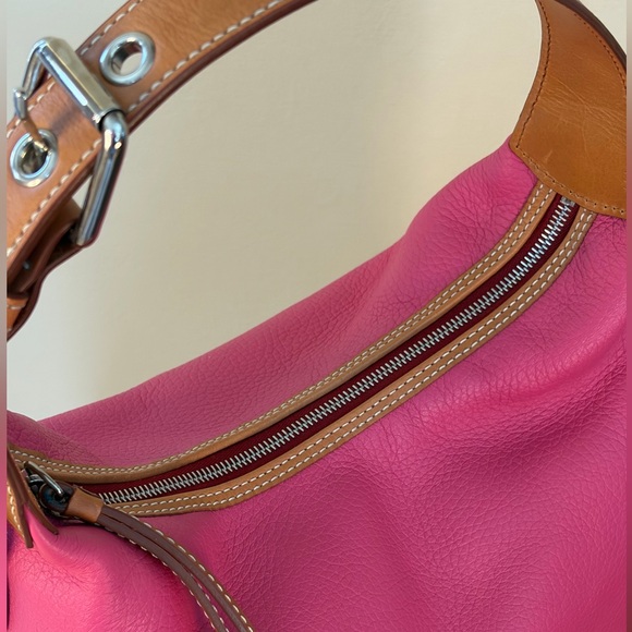 Dooney & Bourke Paige Sac Pink Pebble Grain Leather - Picture 6 of 17